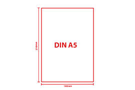 A5 Broschüre drucken klammergeheftet, DIN-A5, kein Umschlag, 12 Seiten Inhalt Format DIN A5