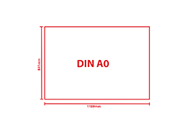 Plakat 1-seitig, DIN A0 (1189 x 841 mm) quer Format DIN A0 1189 x 841 mm