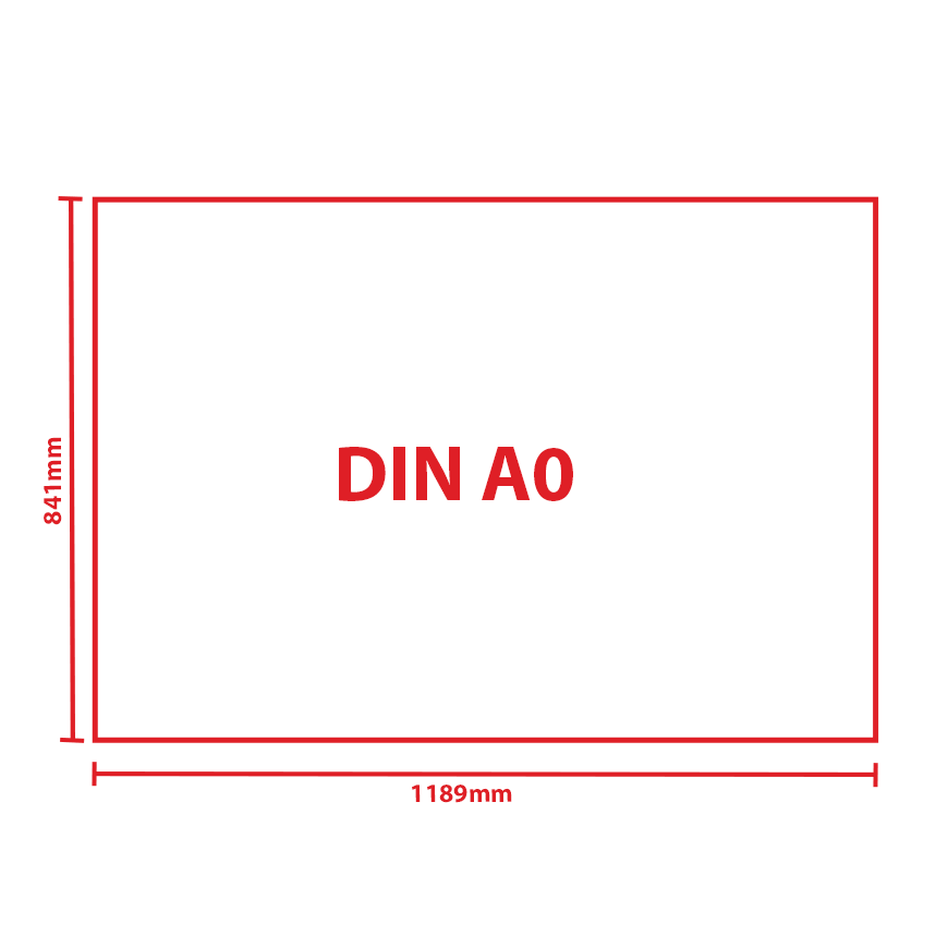 Jahreskalender, DIN A0 (1189 x 841 mm) quer