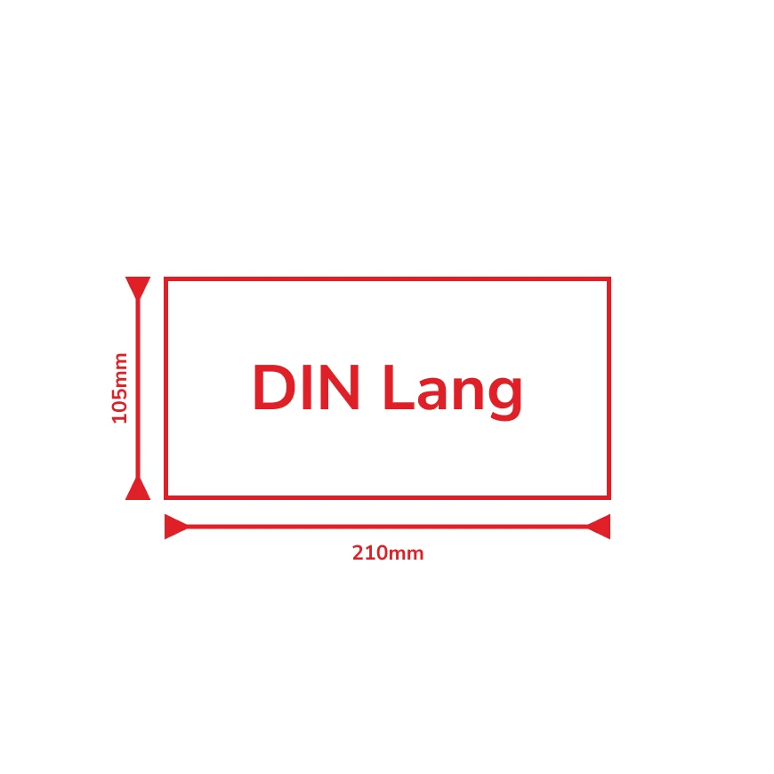 Digitaldruck mit Klebebindung | DIN Lang DIN Lang