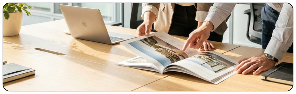 Broschürendruck für Produktkataloge und Messen – Printnow