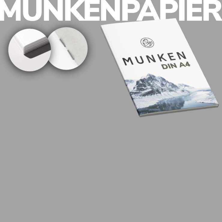 Broschüren mit Munken Papier