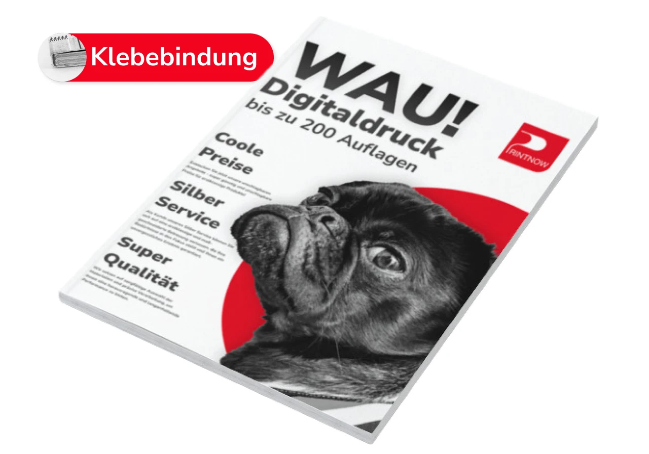 Digitaldruck Klebebindung 