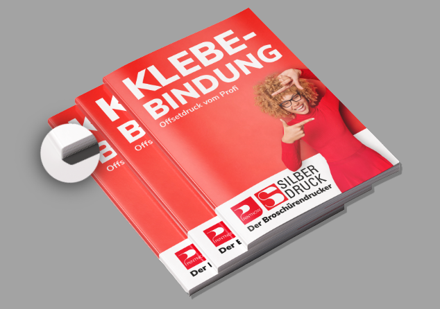 Klebegebunden